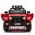 Jipe Infantil Carro Elétrico Bang Toys 12v com 2 Motores e Controle Remoto Vermelho Vermelho