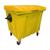 Jj.r01000 - container lixeira plástico 1000 litros rotomoldado para condomínio Amarelo