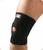 Joelheira curta c/ suporte p/ rótula neoprene foot hand Preto