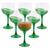 Jogo 6 Taças Translúcidas Gin Tônica Drink 500ml em Acrílico - Wp Connect Verde