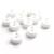 Jogo com 12 Velas Eletrônica Decorativa Luz Led Atacado Branco