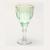 Jogo de 6 taças de vidro Dominic filete borda dourado 275 ml 06 vinho bebida Hauskraft Verde