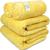 Jogo de Banho Gigante Buddemeyer Hannah Intense Air 100% Algodão - Banhão Alta Absorção 4 Peças Amarelo