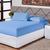 Jogo de Cama Casal Queen 3 Peças Liso Cama Box Azul