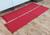 Jogo de cozinha tapetes com passadeira kit 3 peças Varias Cores Vermelho