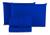 Jogo de Lençol Cama Casal Padrão Box 3 Peças Liso com Elástico em toda volta - 1,88m x 1,38m x 20cm Azul Royal