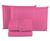 Jogo de Lençol Cama Casal Padrão Box 3 Peças Liso com Elástico em toda volta - 1,88m x 1,38m x 20cm Pink