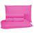 Jogo de Lençol Cama Queen 2,00m x 1,60m Percal 400 Fios 4Pçs Pink