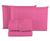 Jogo de Lençol Cama Queen 3 Peças Liso 1,98m x 1,58m x 30cm - Diversas Cores Pink