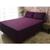 Jogo de Lençol Cama Queen Box 3 Peças Liso 1,98m x 1,58m x 30cm - Diversas Cores ROXO