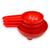 Jogo De Medidores Plástico 4pçs Color+ Modelador de Biscoito Vermelha