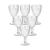 Jogo de Taças de Vidro Royal Transparente 350ml - Casambiente Transparente