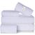 Jogo de toalha 5 peças gramatura 500 jogo de banho kit toalha Branca