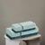 Jogo de toalhas de banho karsten 4 peças algodão otto VERDE/PETROLEO