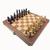 Jogo de Xadrez tabuleiro e peças madeira oficial Madeira