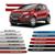 Jogo Friso Lateral Redondo Ecosport 2013 2014 2015 2016 2017 2018 2019 2020 2021 VERMELHO BARI (FORD)