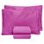 Jogo Lençol Elástico Casal Padrão Size Box 3pçs - Micropercal 400 Fios Toque de Pessêgo - Roupa de Cama com Fronhas Pink
