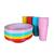 Jogo prato copo plastico grande colorido reforçado aniversario escola festa cozinha porção refeição Sortido
