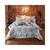 Jogo roupa de cama casal diamante 138 x 188 teka - cinza floral CINZA FLORAL