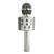 Karaoke microfone sem fio bluetooth micro karaoke casa para leitor de música cantando microfone para cantar - ATURN SHOP Prata