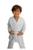 Kimono Infantil Liso-Jiu-jitsu/Krav Maga/Hapkido/Judô/Karatê + Faixa Branco