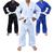 Kimono Infantil Naja Heroic Vagui + Calça Judô Karatê Jiu Jitsu Criança  Branco