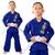 Kimono Jiu Jitsu Infantil Reforçado Judo Juvenil Artes Marciais Original Gorilla Azul