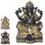 King Ganesha Hindu Deus Sorte Prosperidade Sabedoria Resina Estatua Rei gaB163A