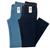 Kit 02 Calças Jeans Masculina - Tradicional Azul escuro c, Azul claro