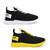 Kit 02 Pares Tênis para Academia Masculino BF Shoes Preto, Branco, Preto, Amarelo