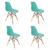 Kit 04 Cadeira Charles Eames Eiffel Nude Tifany