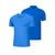 Kit 1 Camisa Polo E 1 Camiseta Gola Redonda Masculino Azul