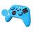 Kit 1 Case + 2 Grips Vídeo Game One S X Capa Controle Manete Console Analogico Azul