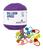 Kit 1 Fio Balloon Amigo - Pingouin + 10 unidades de marcadores de ponto cadeado 411 - Violeta