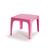 Kit 1 Mesa E 2 Cadeiras (Infantil) Super Resistentes (Total de 3 peças) Rosa