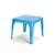 Kit 1 Mesa E 2 Cadeiras (Infantil) Super Resistentes (Total de 3 peças) Azul