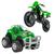 Kit 1 Pick Up Carrinho  + 1 Moto Brinquedo Infantil Desafio Rally Extreme BS TOYS Carrinho pick up e moto verde