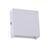 Kit 10 Arandela Mini Slim 2 Focos 10x12x04cm G9 Sem Lâmpada Interna Externa Muro Parede - 143 Branco
