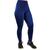 Kit 10 Calças Legging Fitness Suplex Grosso Lisa Cós Cintura Alta Azul marinho