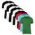 Kit 10 Camisetas SSB Brand Masculina Lisa Básica 100% Algodão Colorido