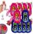 Kit 10 Celular De Brinquedo Com Som E Luz Telefone Infantil 10 rosa