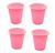 Kit 10 Copo Americano P/  Bebida 30ml  Rosa Pink Gin Whisky Rosa-chiclete