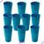KIT 10 Copos Coloridos Plástico Unidade 330ML - Longo - Festas, Eventos e Personalização - Cores Variadas - ArtVida Azul Tiffany