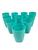 Kit 10 copos plásticos coloridos 330 ml verde tiffany