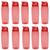 Kit 10 Garrafa New Squeeze Fortaleza Garrafinha de Água 500ml Plástica Academia Livre de BPA Atacado Vermelho
