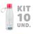 Kit 10 Garrafinha Infantil de Plástico  Com Tampa Abre Fácil 530ml Plasútil Mickey