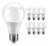 Kit 10 Lâmpada Led Bulbo 9w 65000k E27 Philbra Branco Frio branco