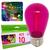 kit 10 Lâmpada Led Retrô Bolinha 1w S14 110v Abajur Luminárias Jardim  61462 Pink