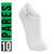 Kit 10 Pares Meias Lupo Masculina Soquete Atacado Original Branco