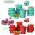Kit 10 Potes vasilhas herméticos de Plástico  + 1 Jarra para Suco Vasilhas de Plástico Rosa